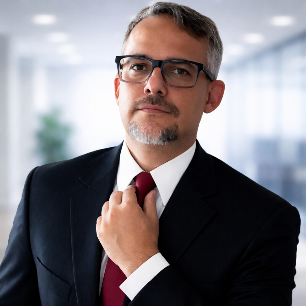 Eduardo Galdino no escritório